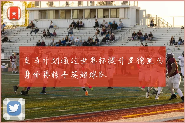皇马计划通过世界杯提升罗德里戈身价再转手英超球队